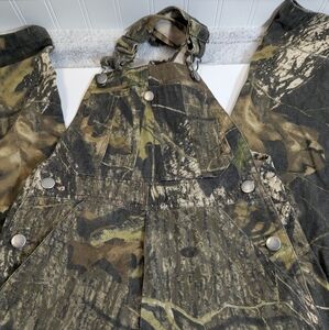 Cabela's Youth Boys Camouflage Overalls with Adjustable Straps Multiple Pockets